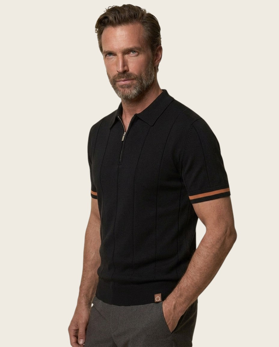 The Coastal Zip Polo