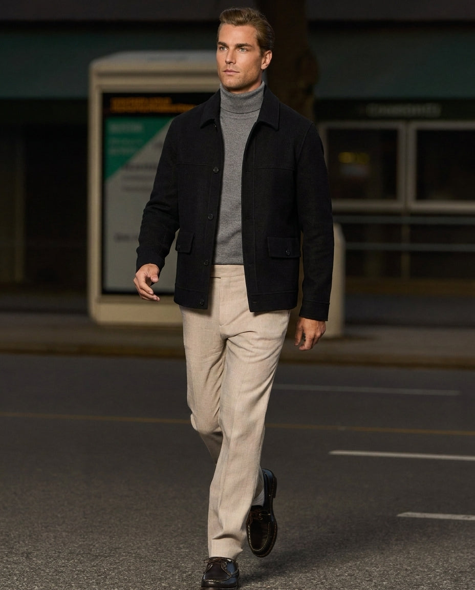 Knightsbridge Wool Coat - 100% Wool