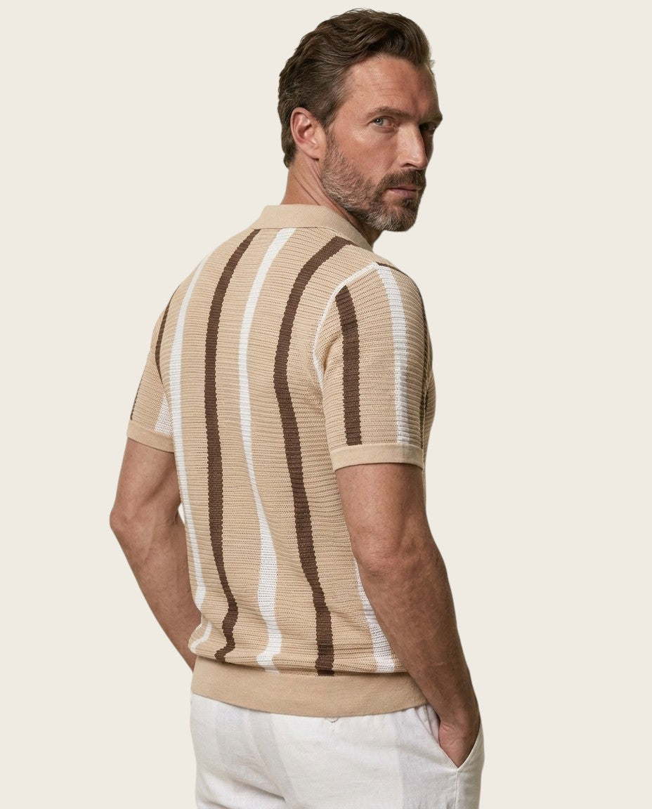 The Hastings Ribbed Knit Polo