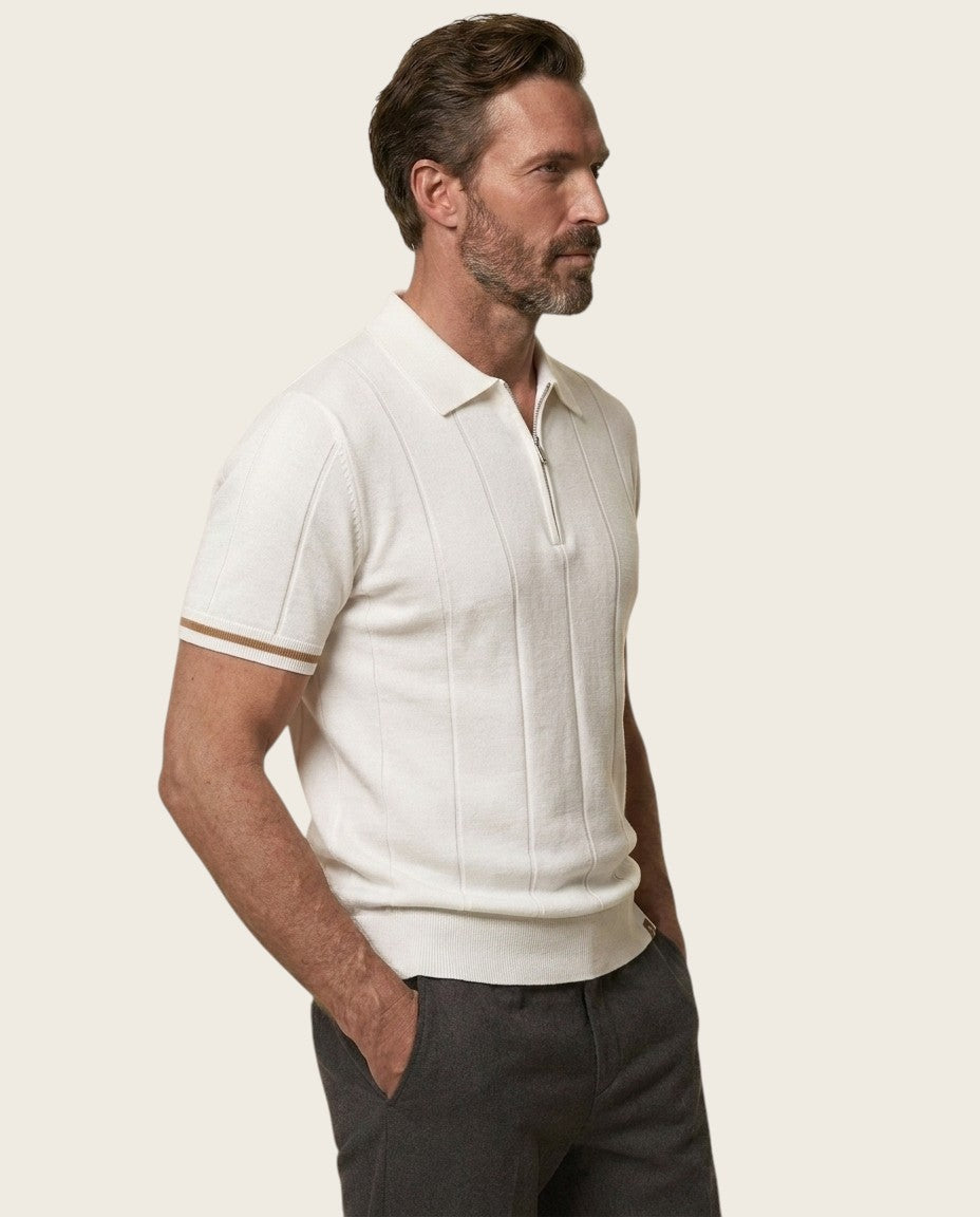 The Coastal Zip Polo