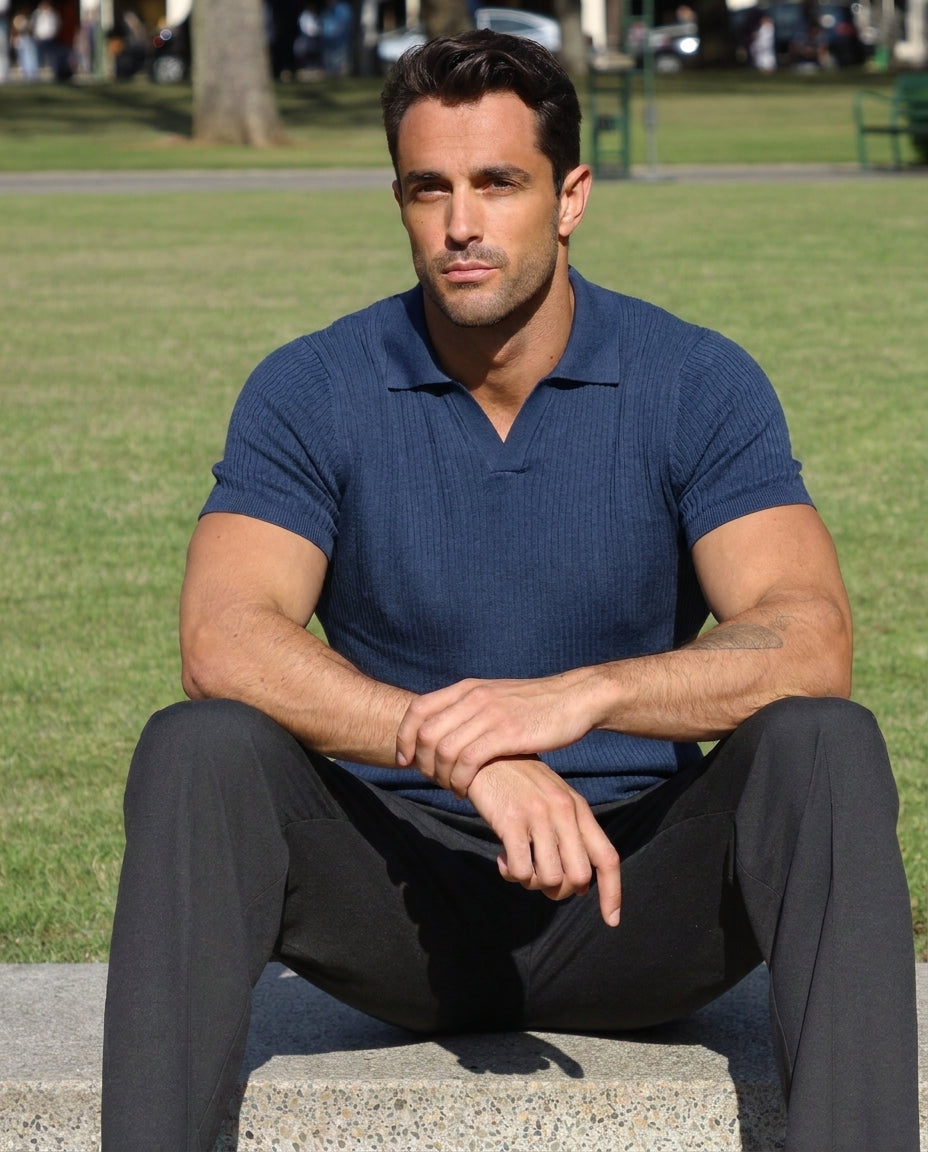 The Dover Ribbed Polo
