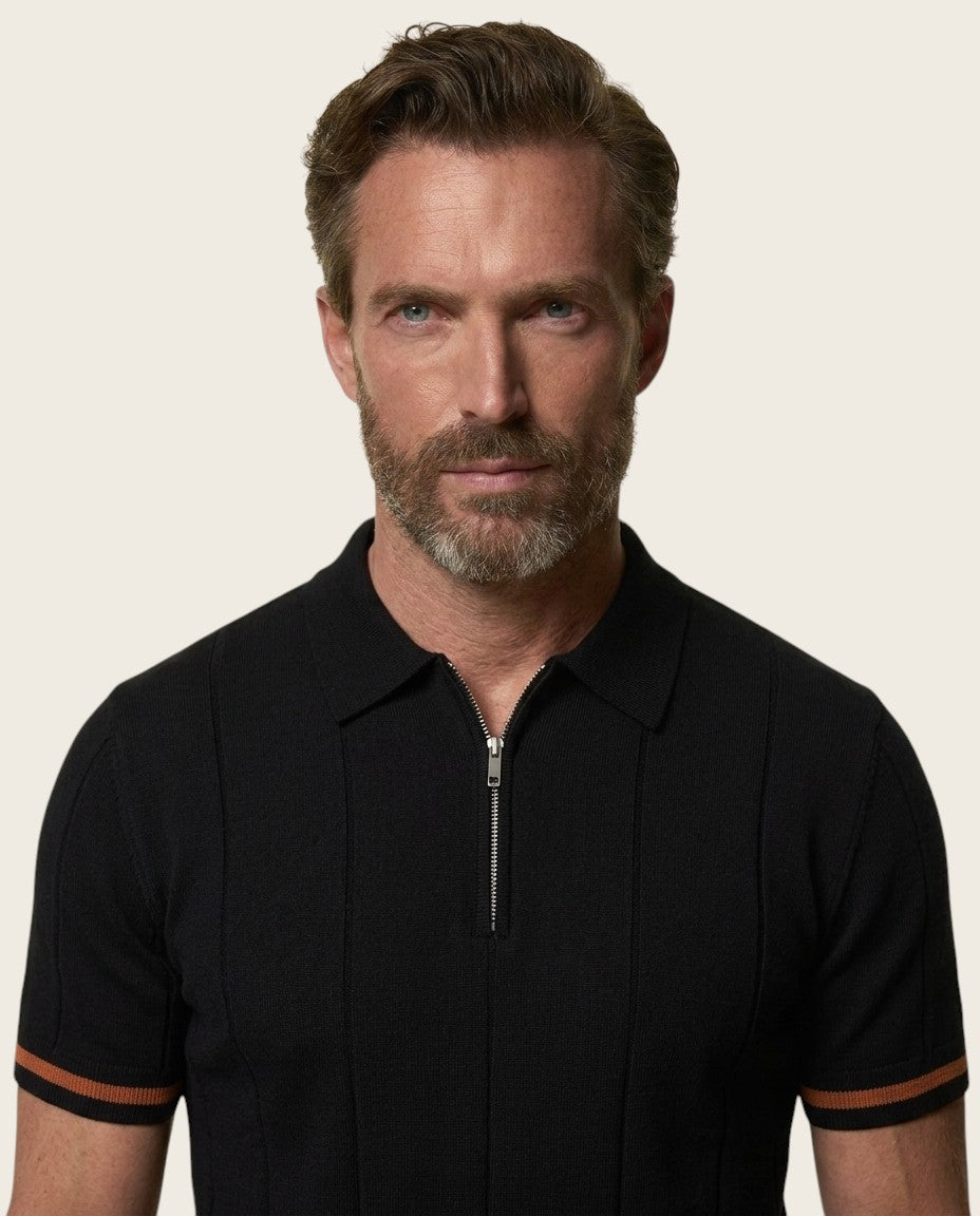 The Coastal Zip Polo