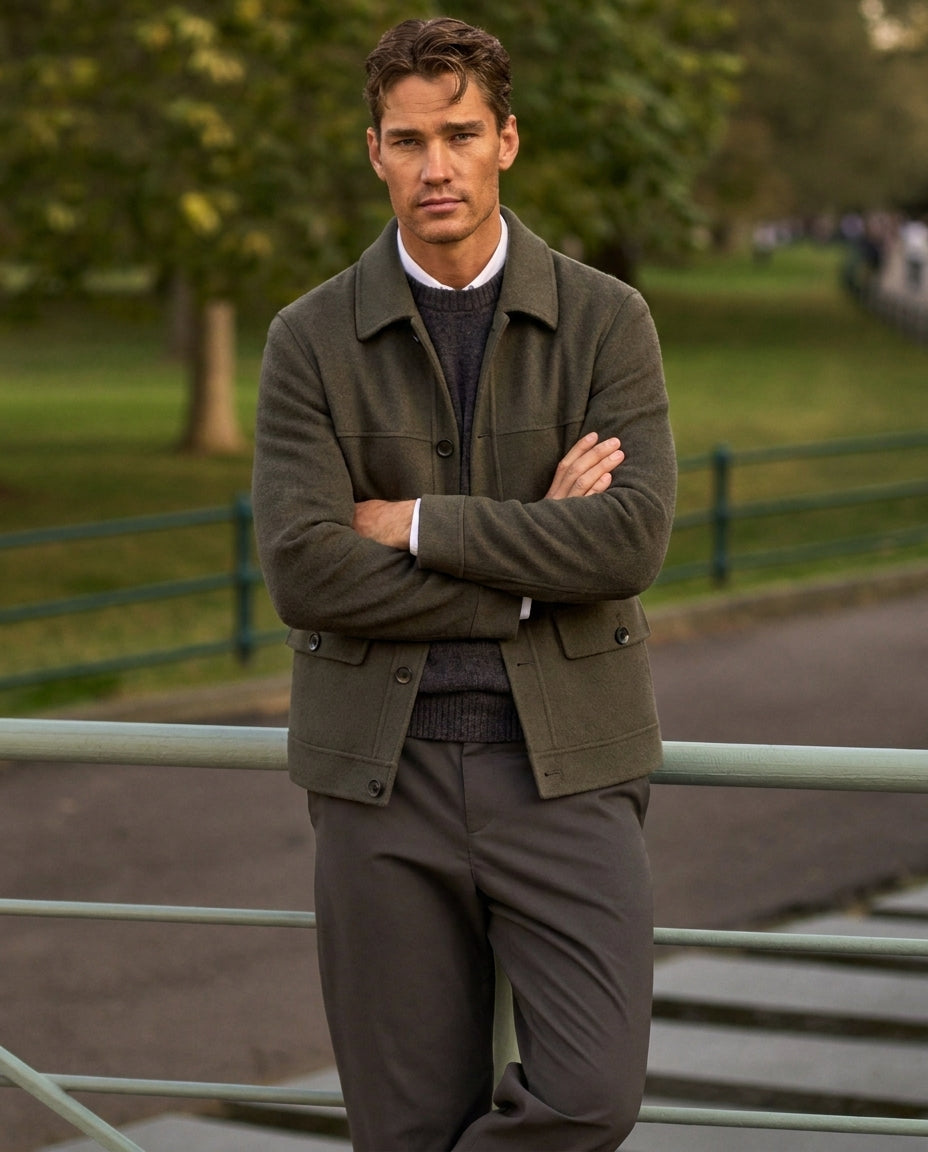 Knightsbridge Wool Coat - 100% Wool