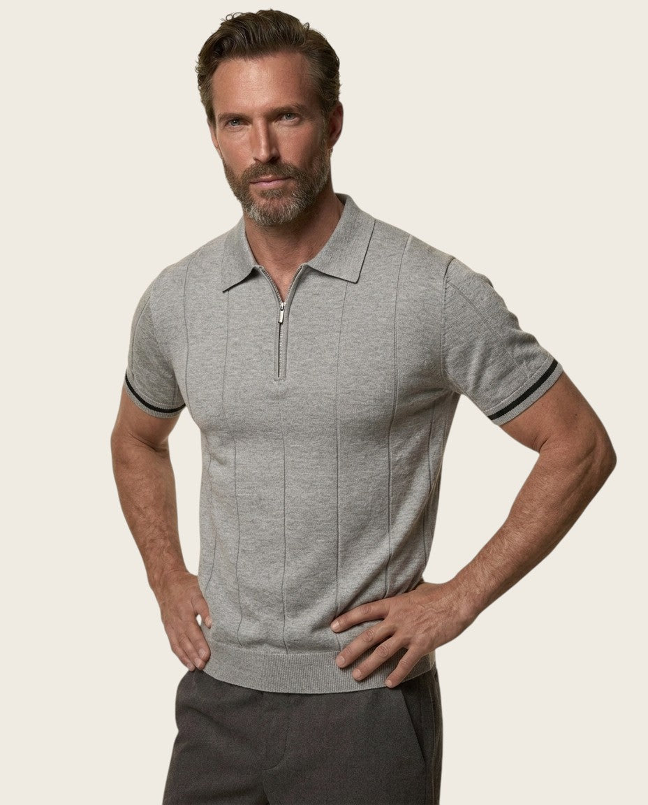 The Coastal Zip Polo