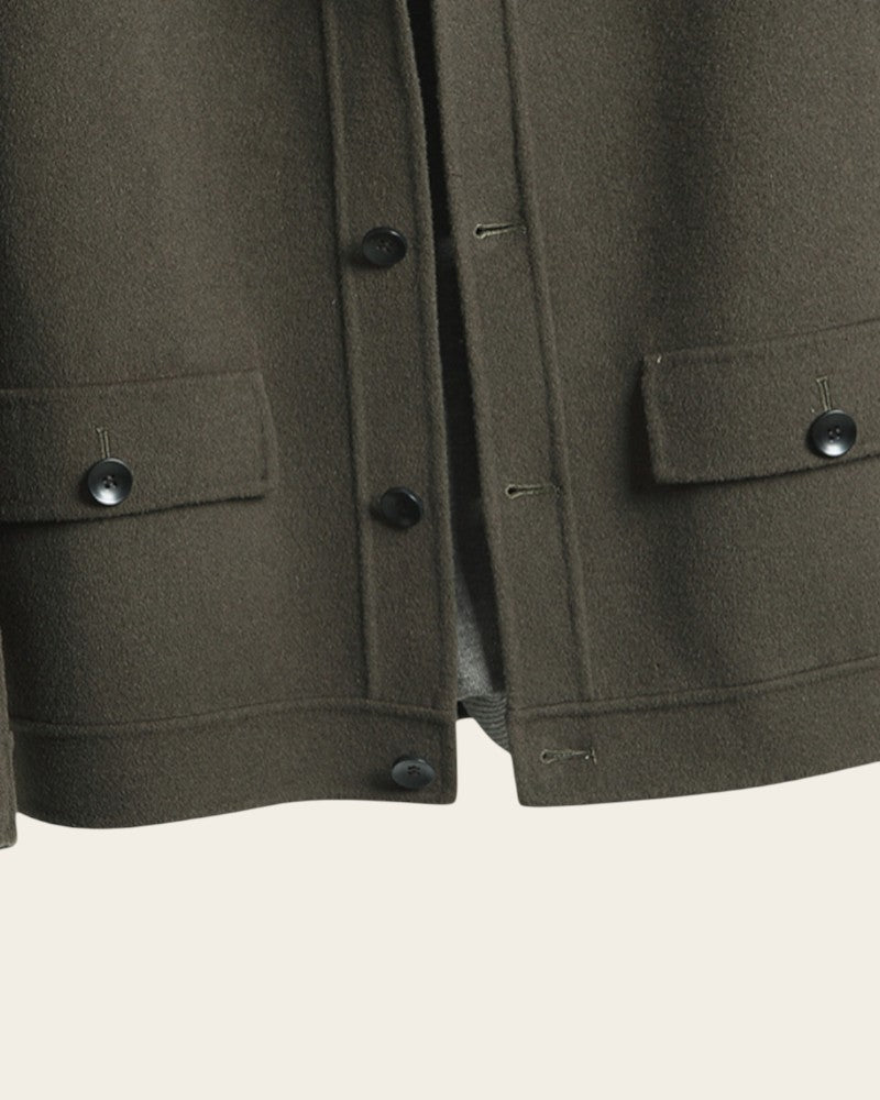Knightsbridge Wool Coat - 100% Wool