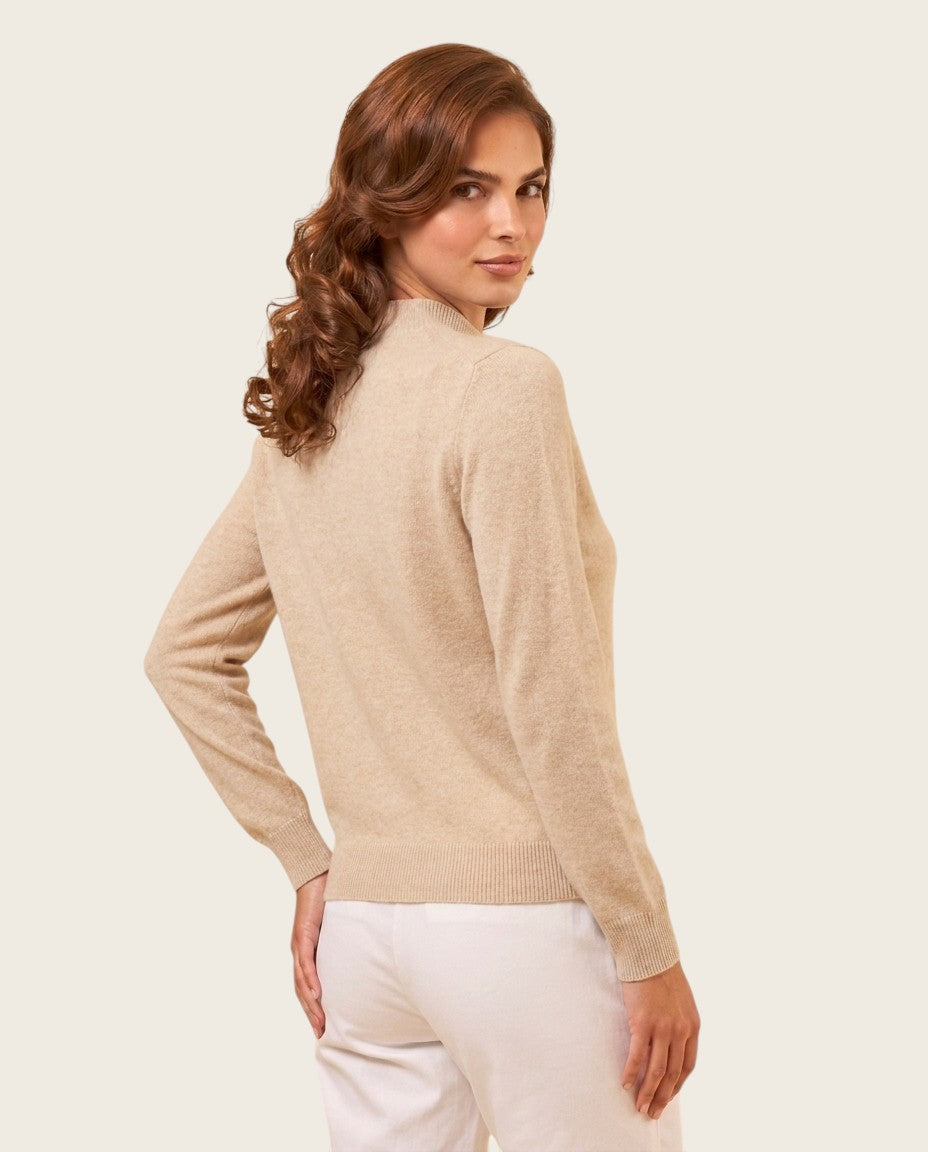 The Marchmain Wool Sweater - Mock Neck