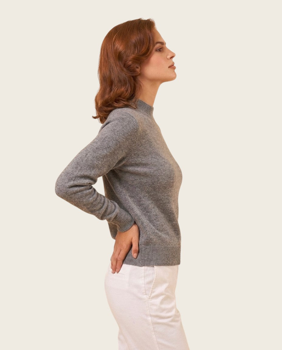 The Marchmain Wool Sweater - Mock Neck