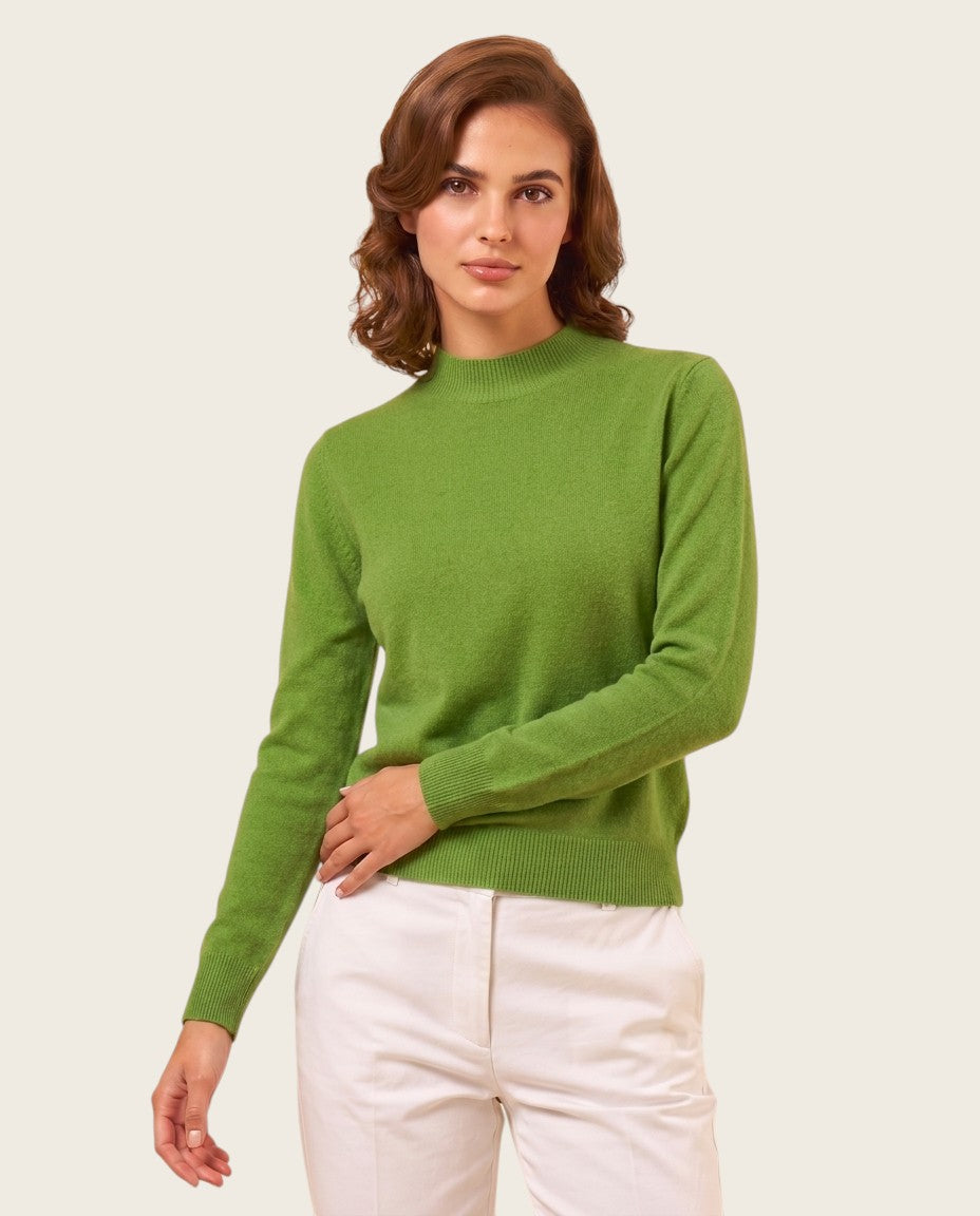 The Marchmain Wool Sweater - Mock Neck