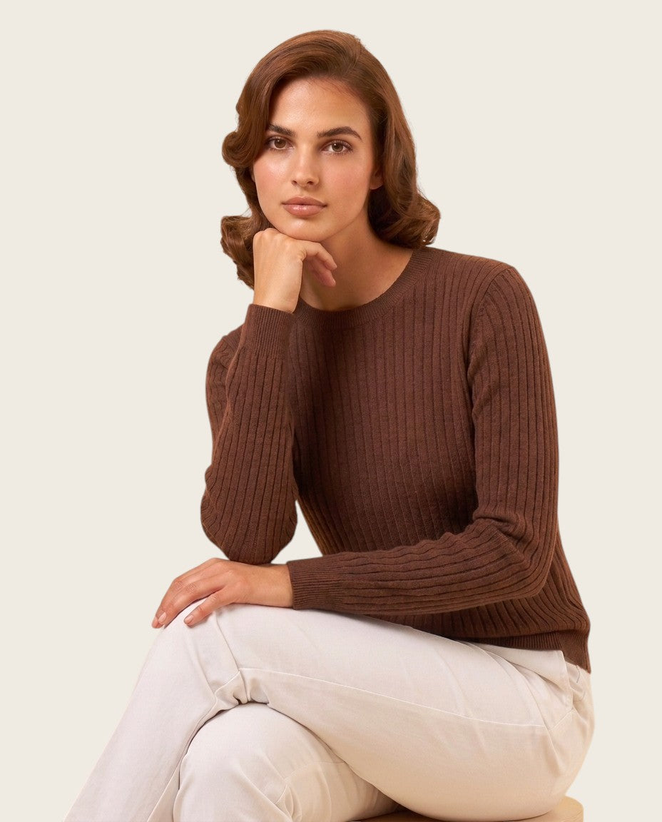 The Pellinore Cotton Sweater - Crew Neck