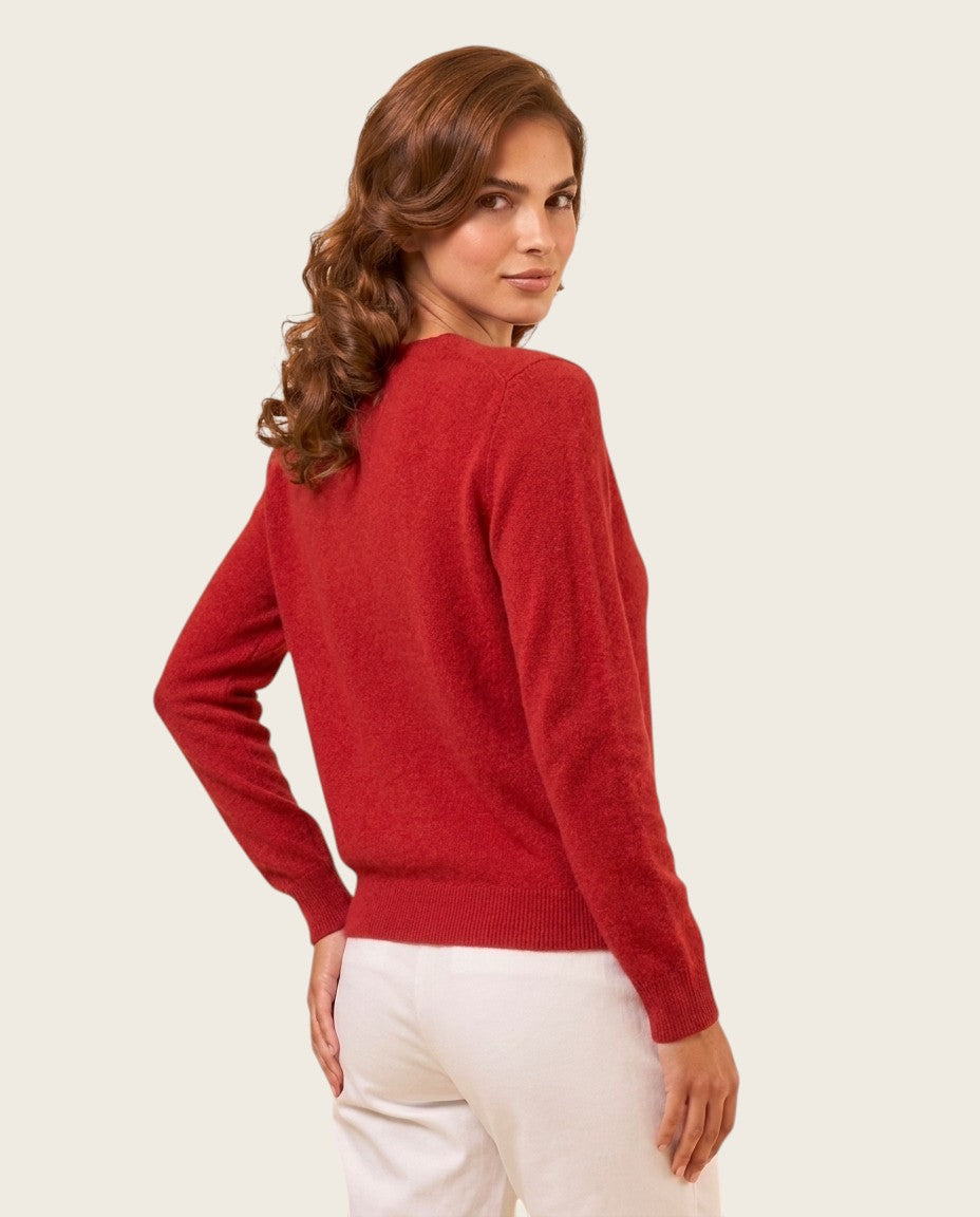 The Marchmain Wool Sweater - V-Neck