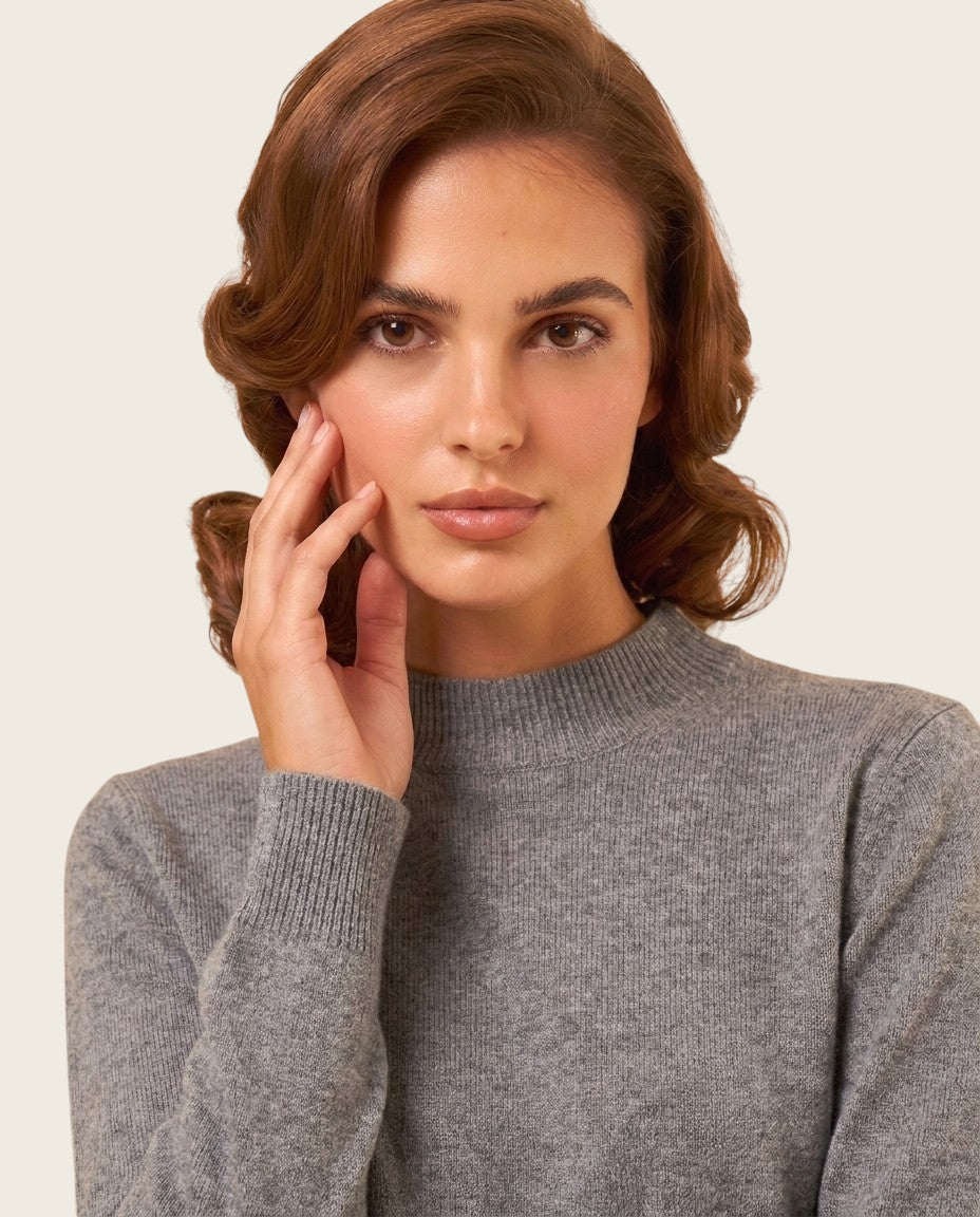 The Marchmain Wool Sweater - Mock Neck