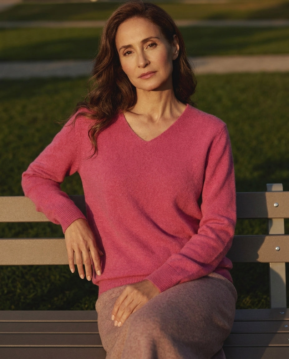 The Marchmain Wool Sweater - V-Neck