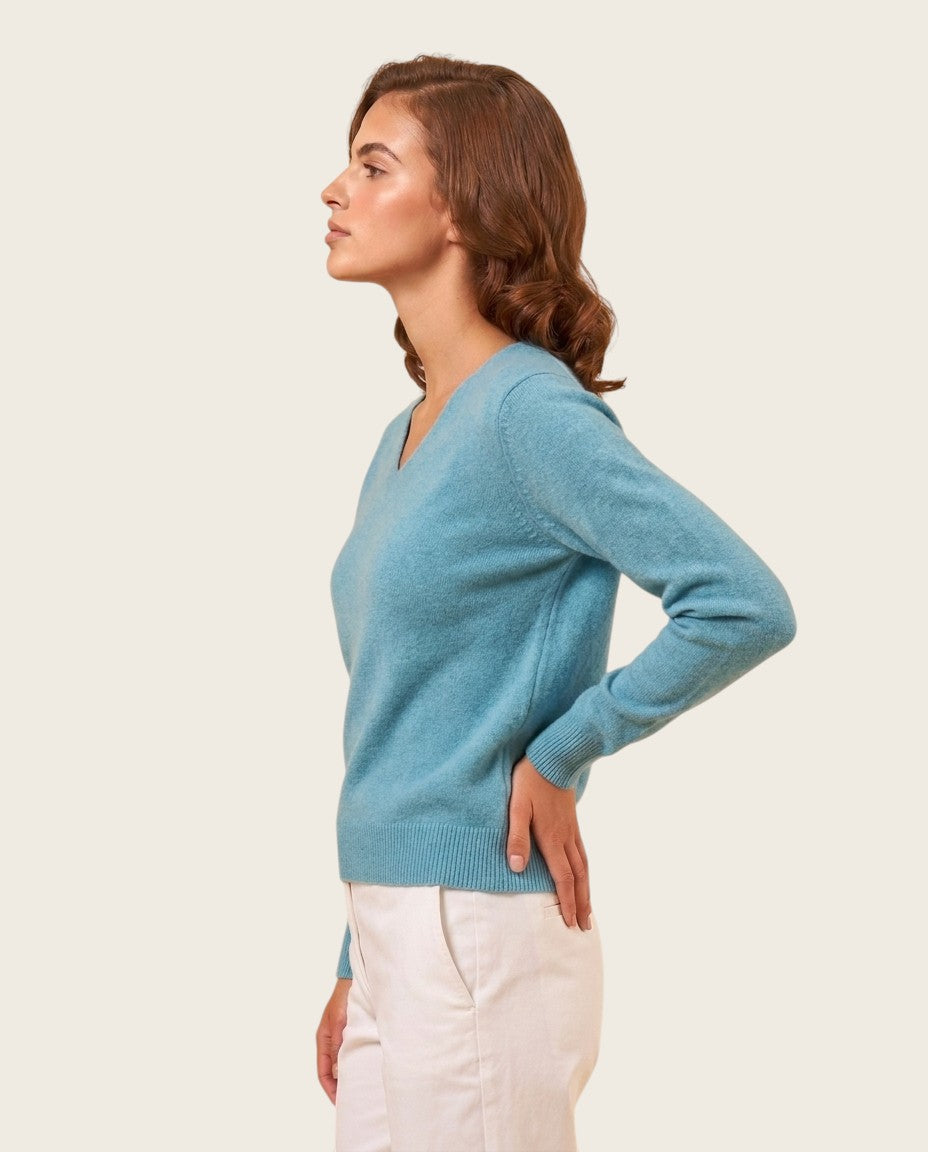 The Marchmain Wool Sweater - V-Neck
