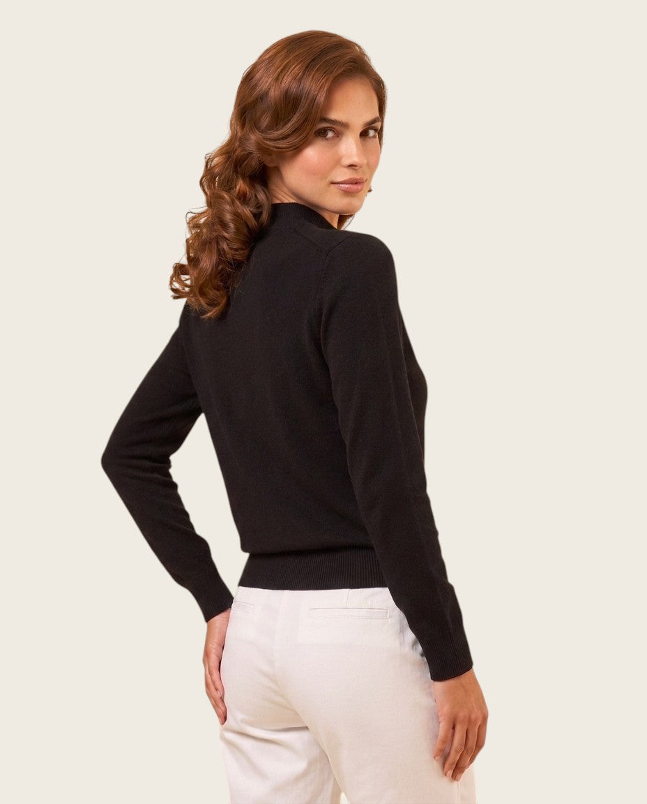 The Marchmain Wool Sweater - Mock Neck
