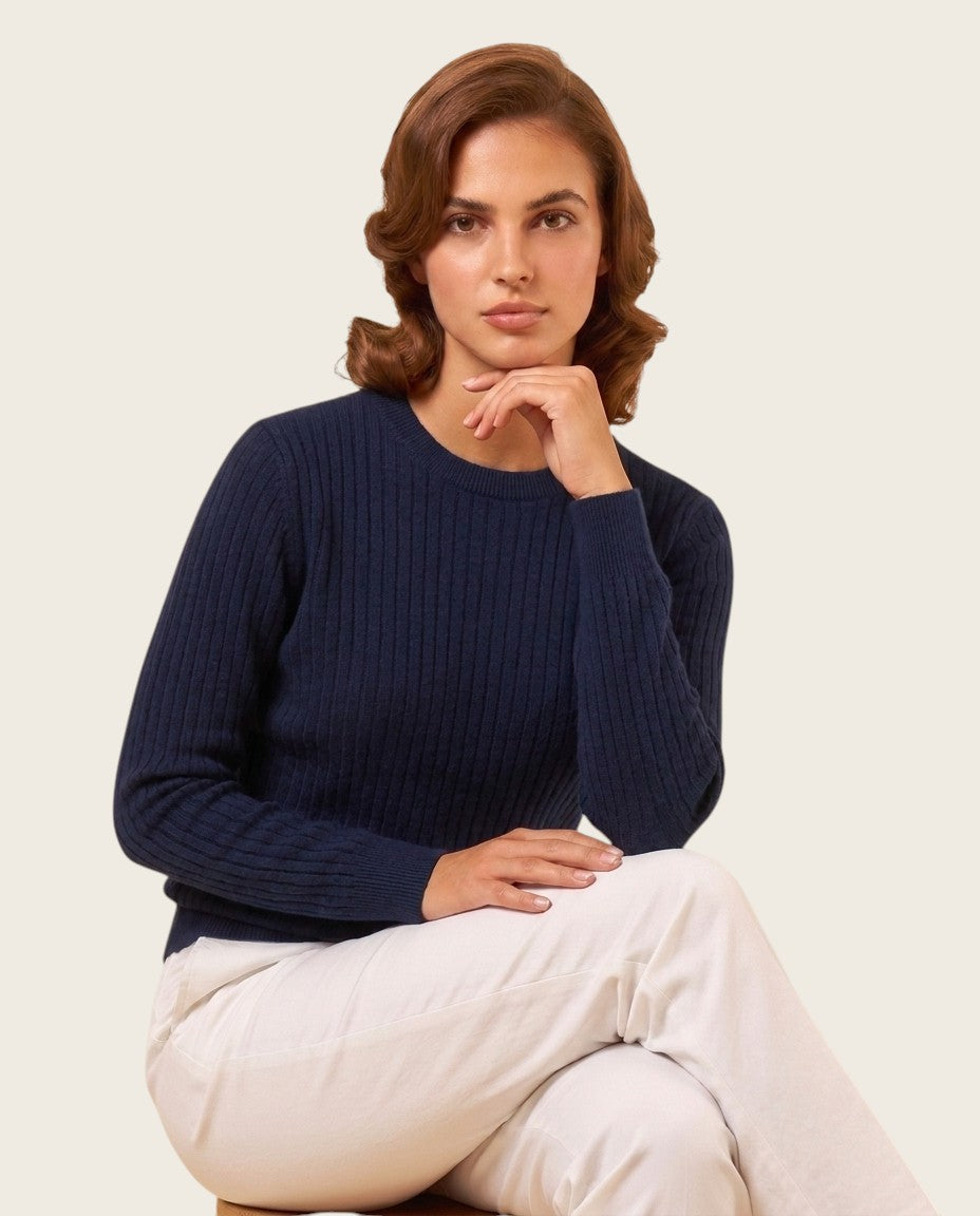 The Pellinore Cotton Sweater - Crew Neck