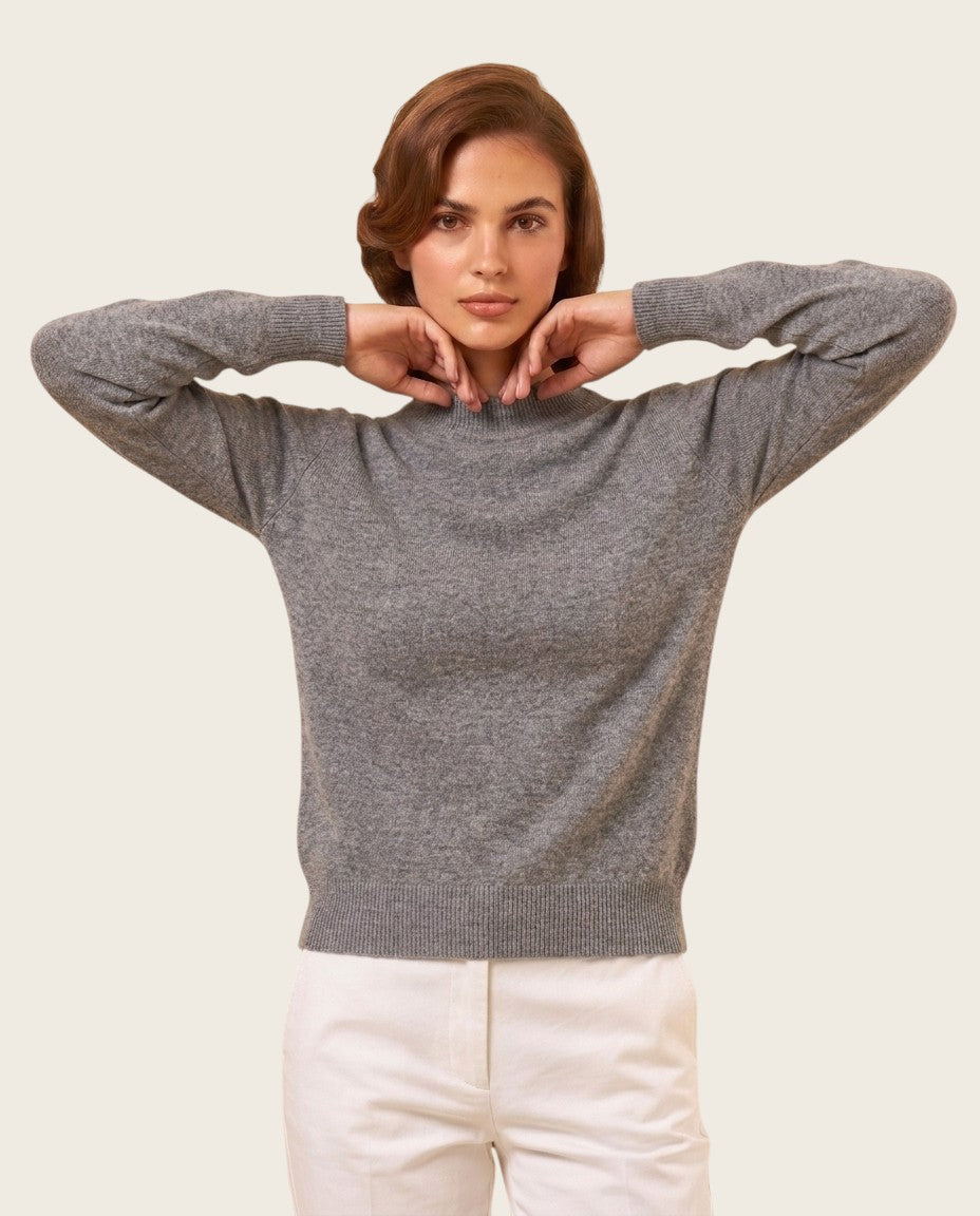 The Marchmain Wool Sweater - Mock Neck