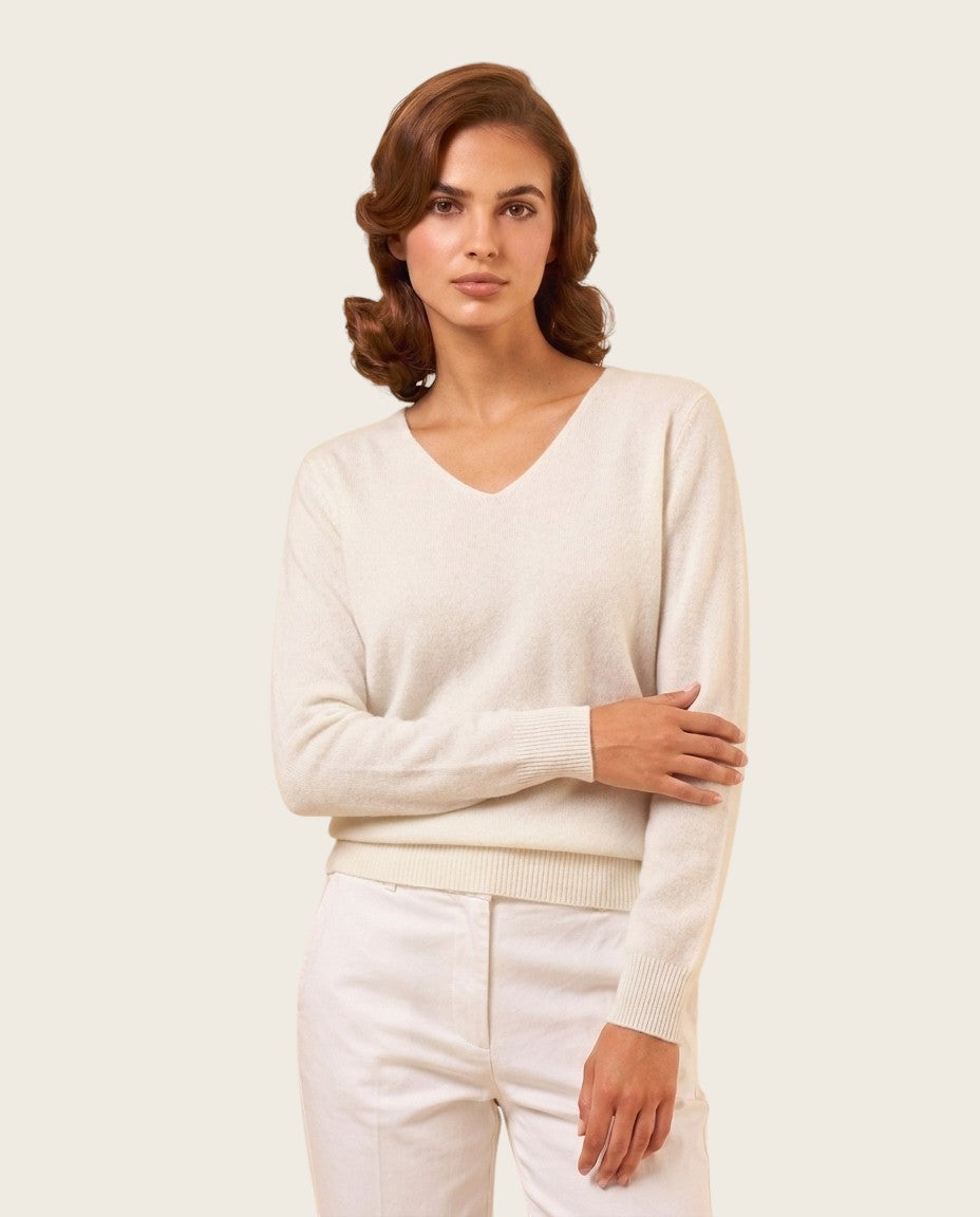 The Marchmain Wool Sweater - V-Neck