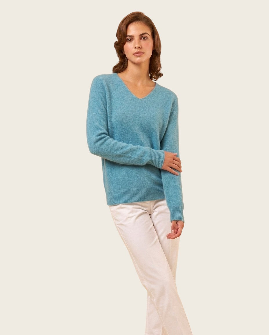 The Marchmain Wool Sweater - V-Neck