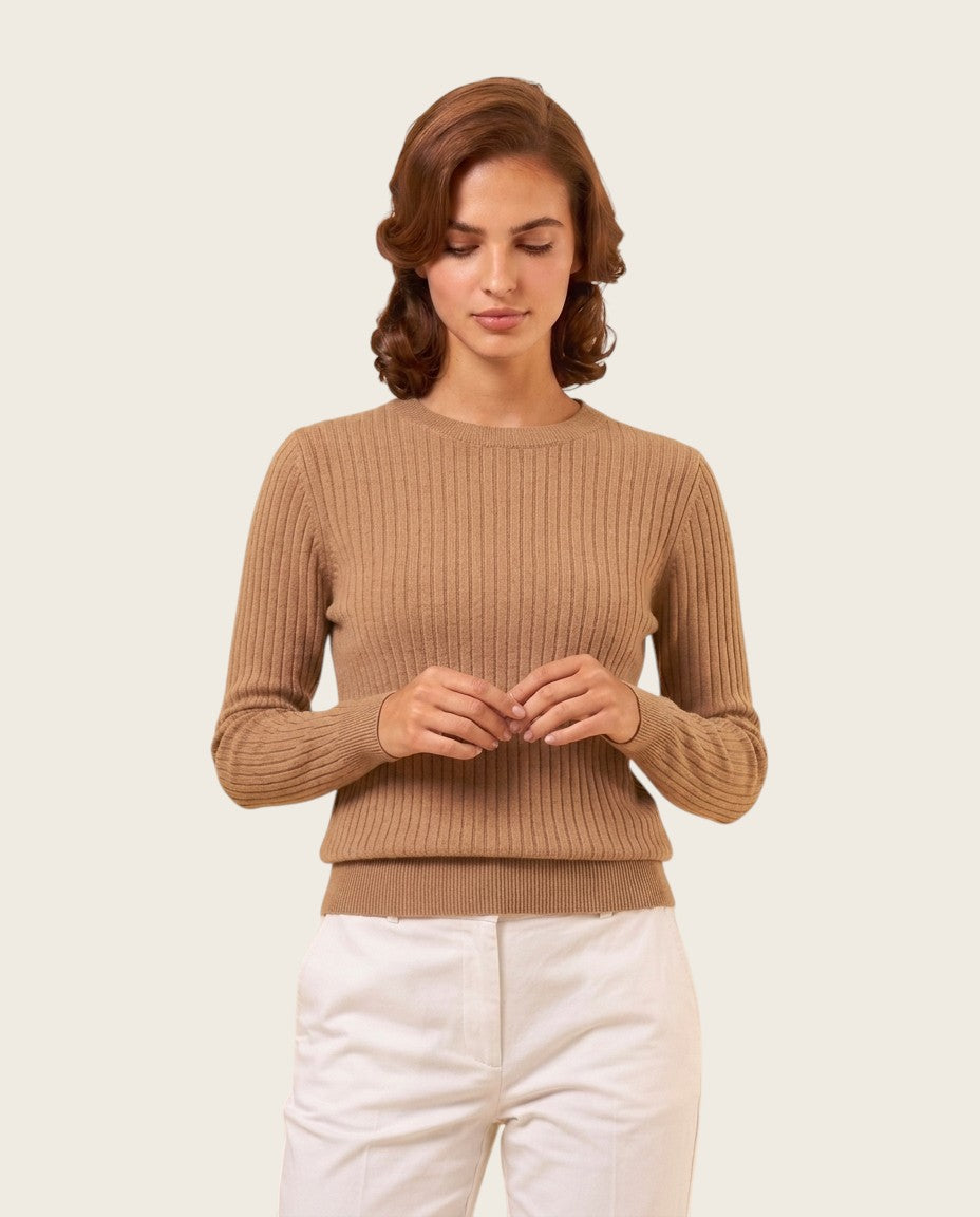 The Pellinore Cotton Sweater - Crew Neck