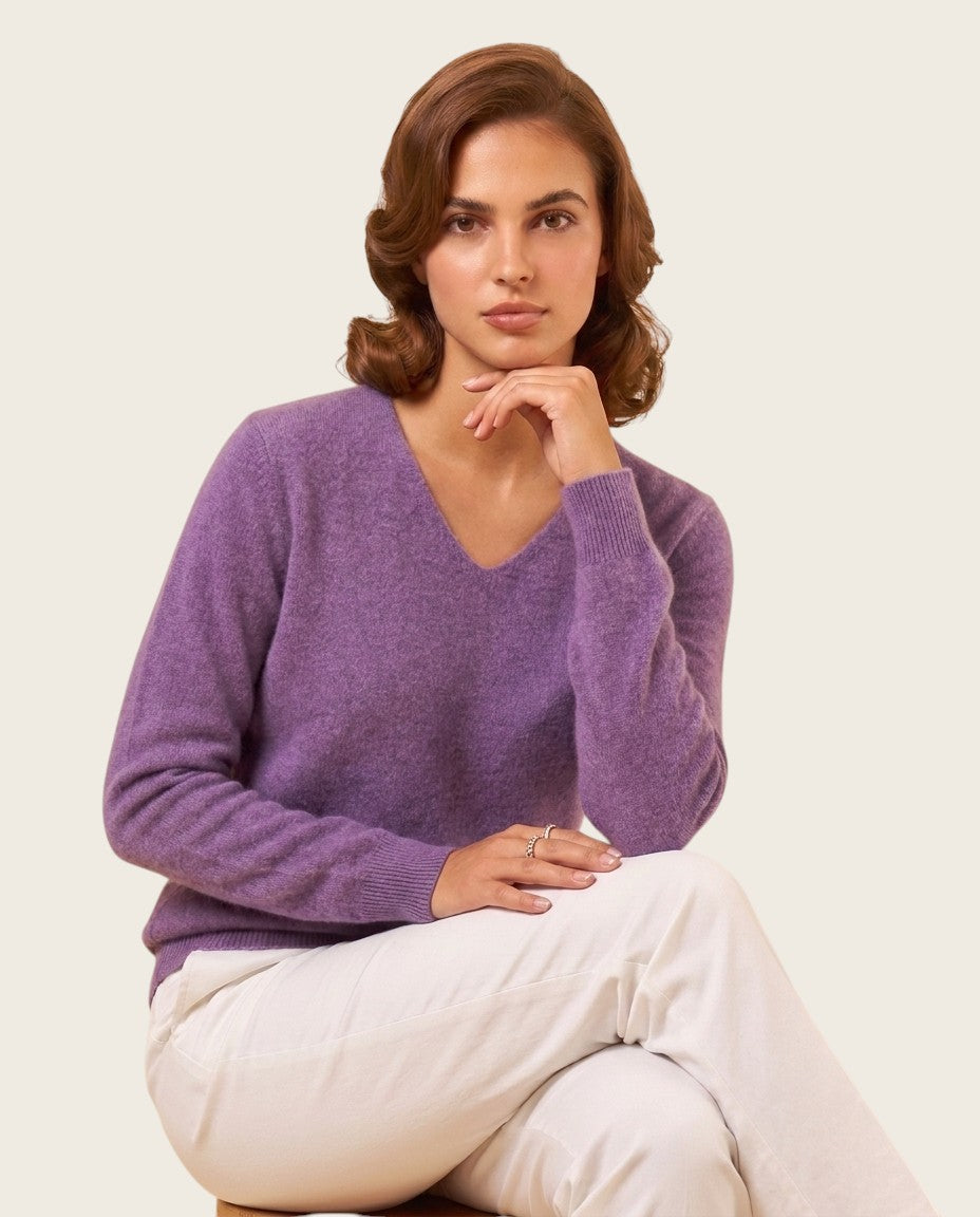 The Marchmain Wool Sweater - V-Neck