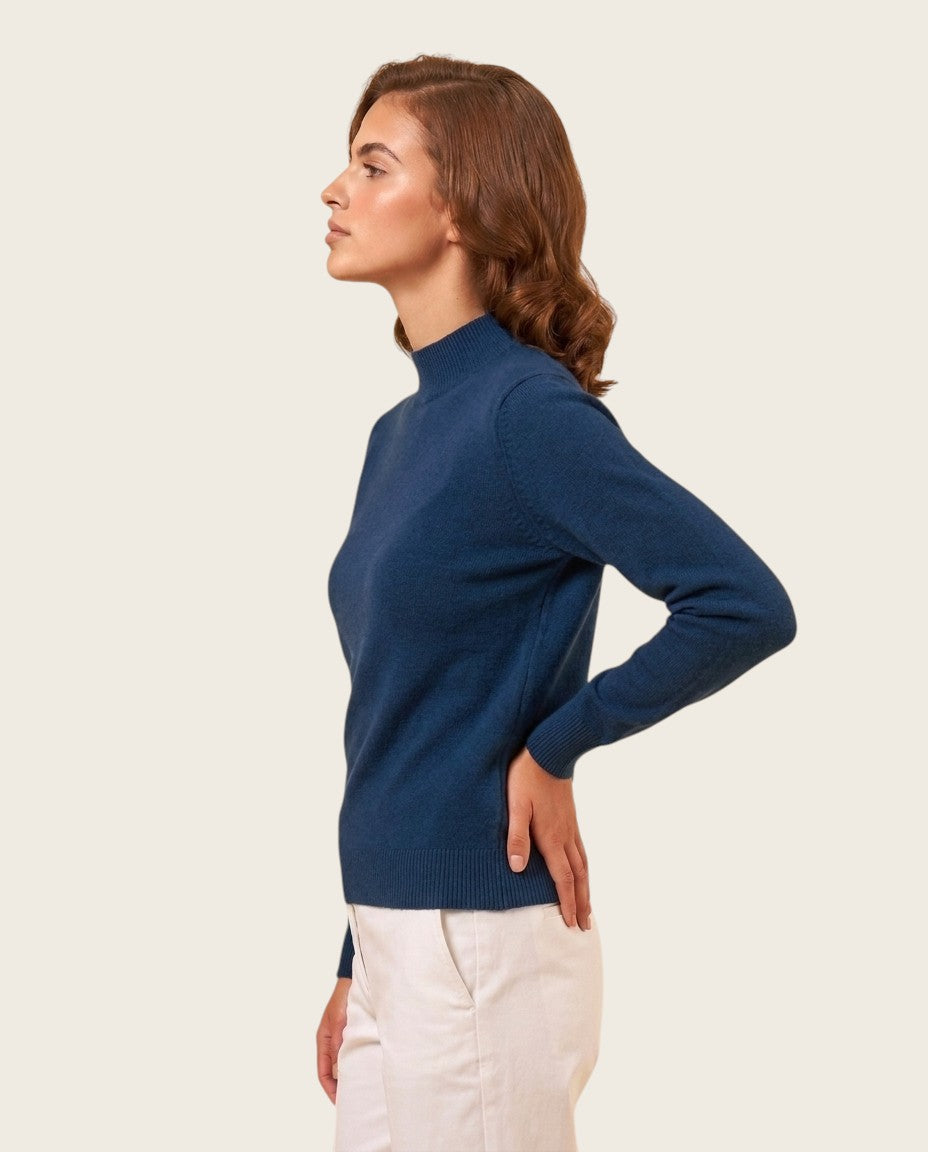 The Marchmain Wool Sweater - Mock Neck