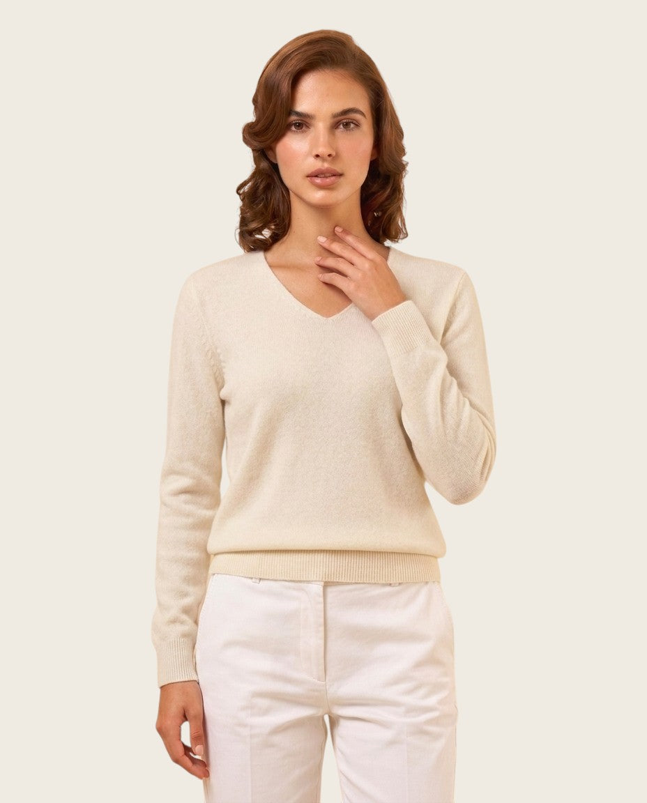 The Marchmain Wool Sweater - V-Neck