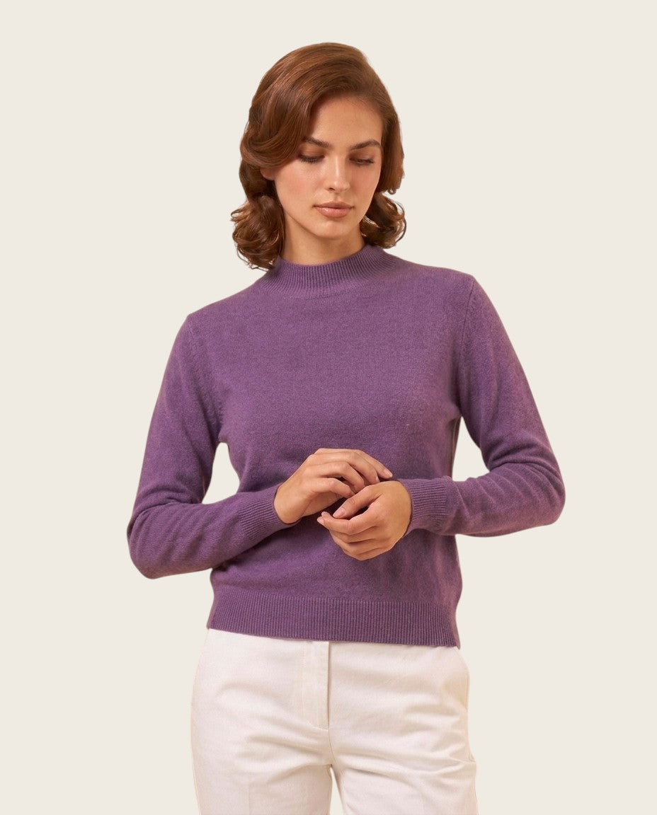 The Marchmain Wool Sweater - Mock Neck