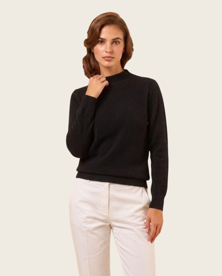 The Marchmain Wool Sweater - Mock Neck