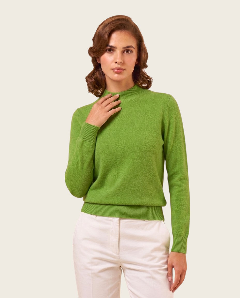 The Marchmain Wool Sweater - Mock Neck