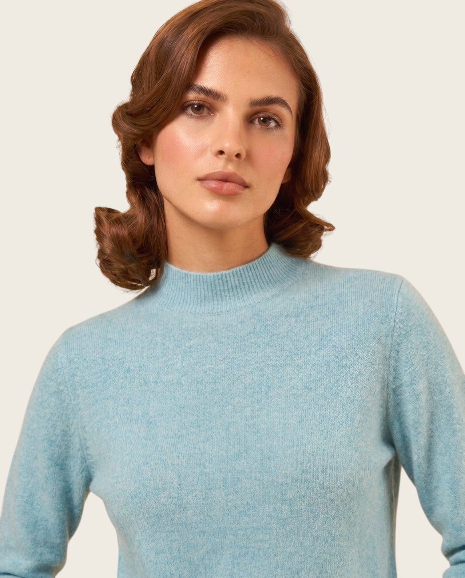 The Marchmain Wool Sweater - Mock Neck