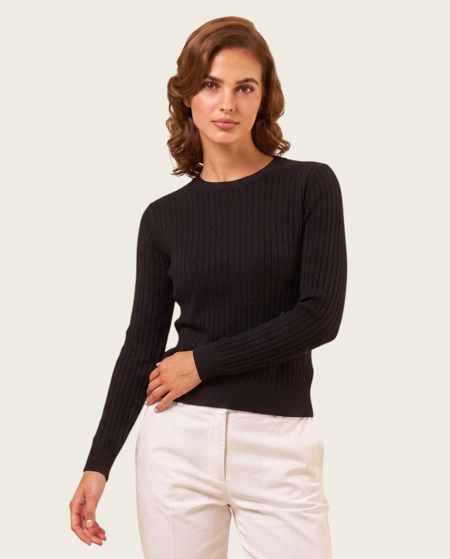 The Pellinore Cotton Sweater - Crew Neck