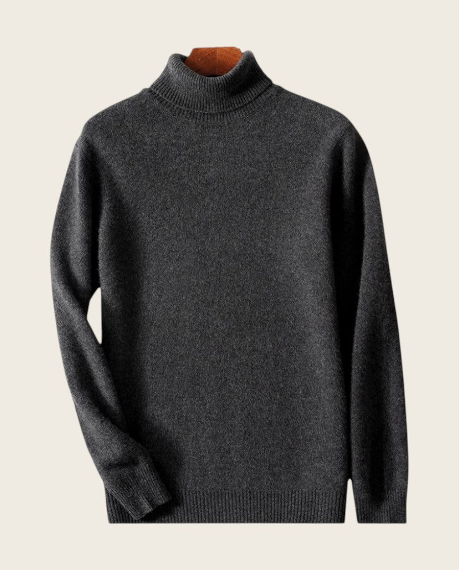 Alpine Wool Turtleneck - 100% Wool