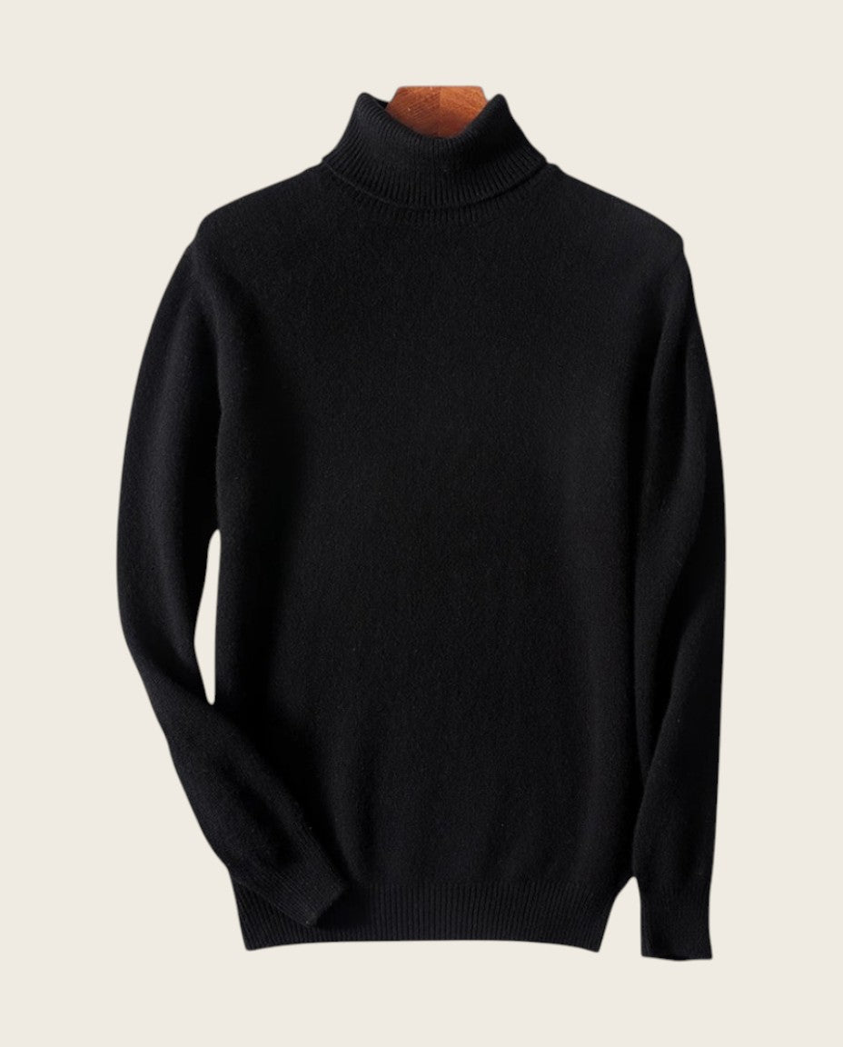 Alpine Wool Turtleneck - 100% Wool