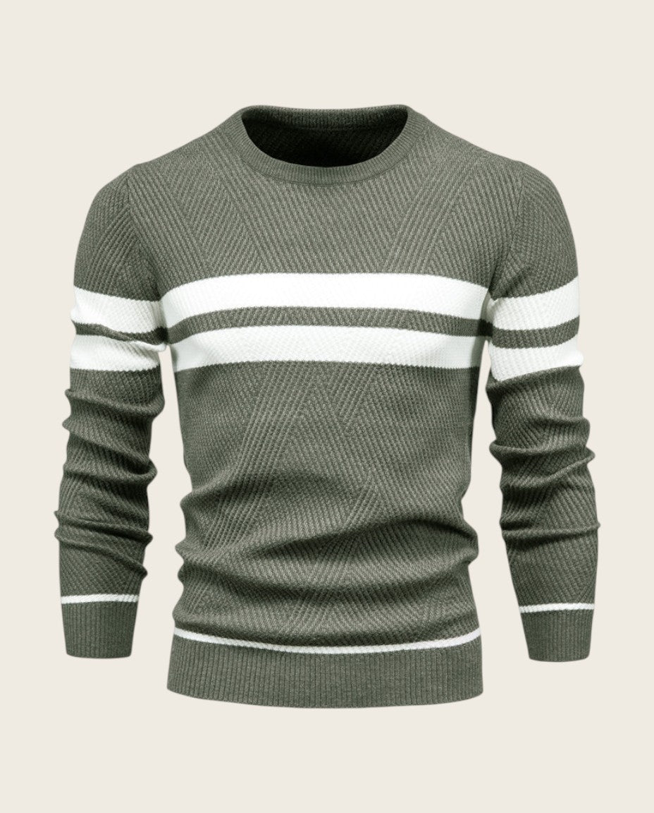 The Kingsley Striped Crew Neck