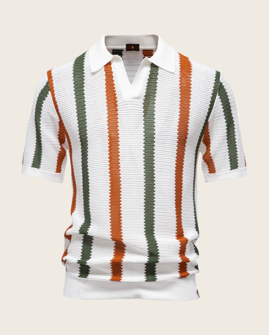 The Hastings Ribbed Knit Polo
