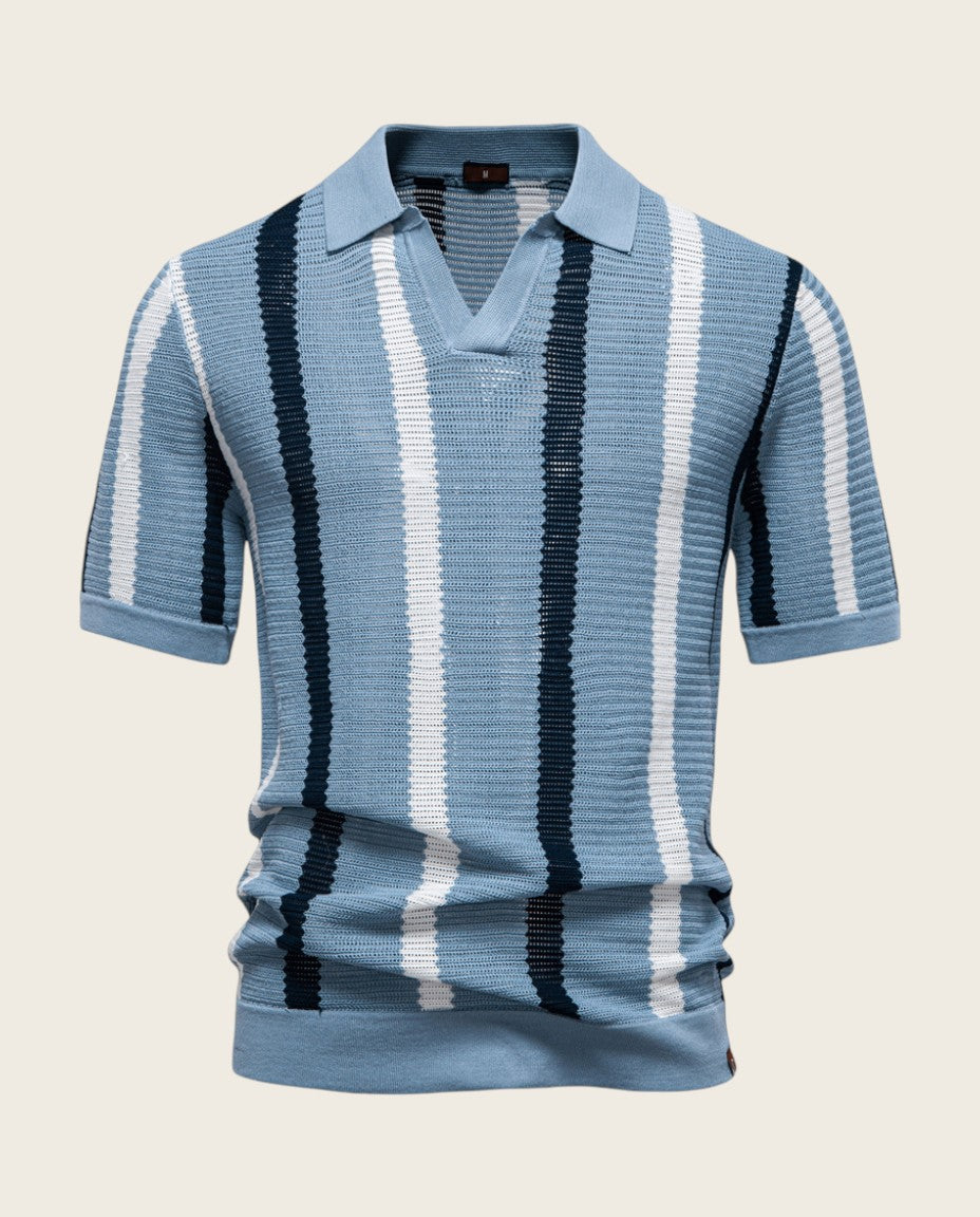 The Hastings Ribbed Knit Polo