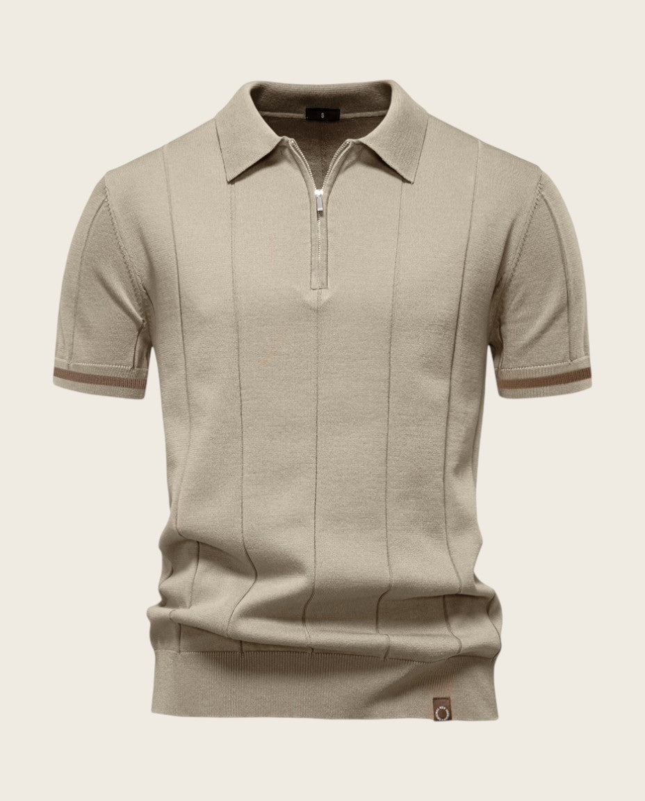 The Coastal Zip Polo
