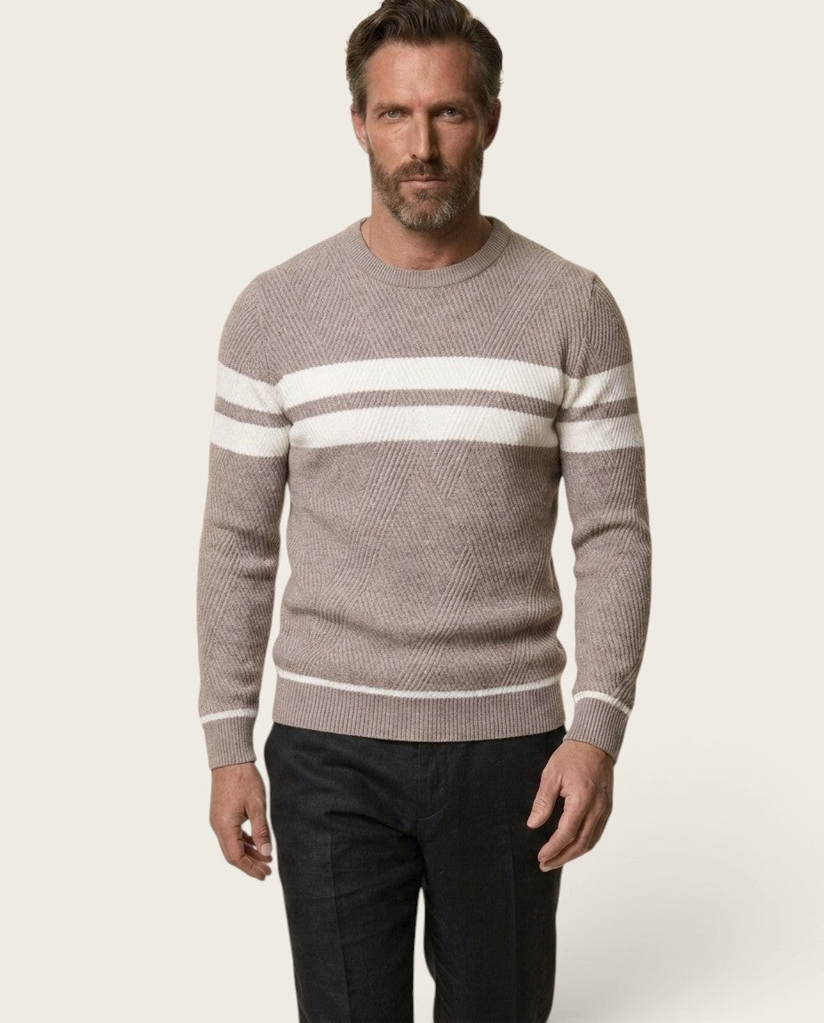 The Kingsley Striped Crew Neck