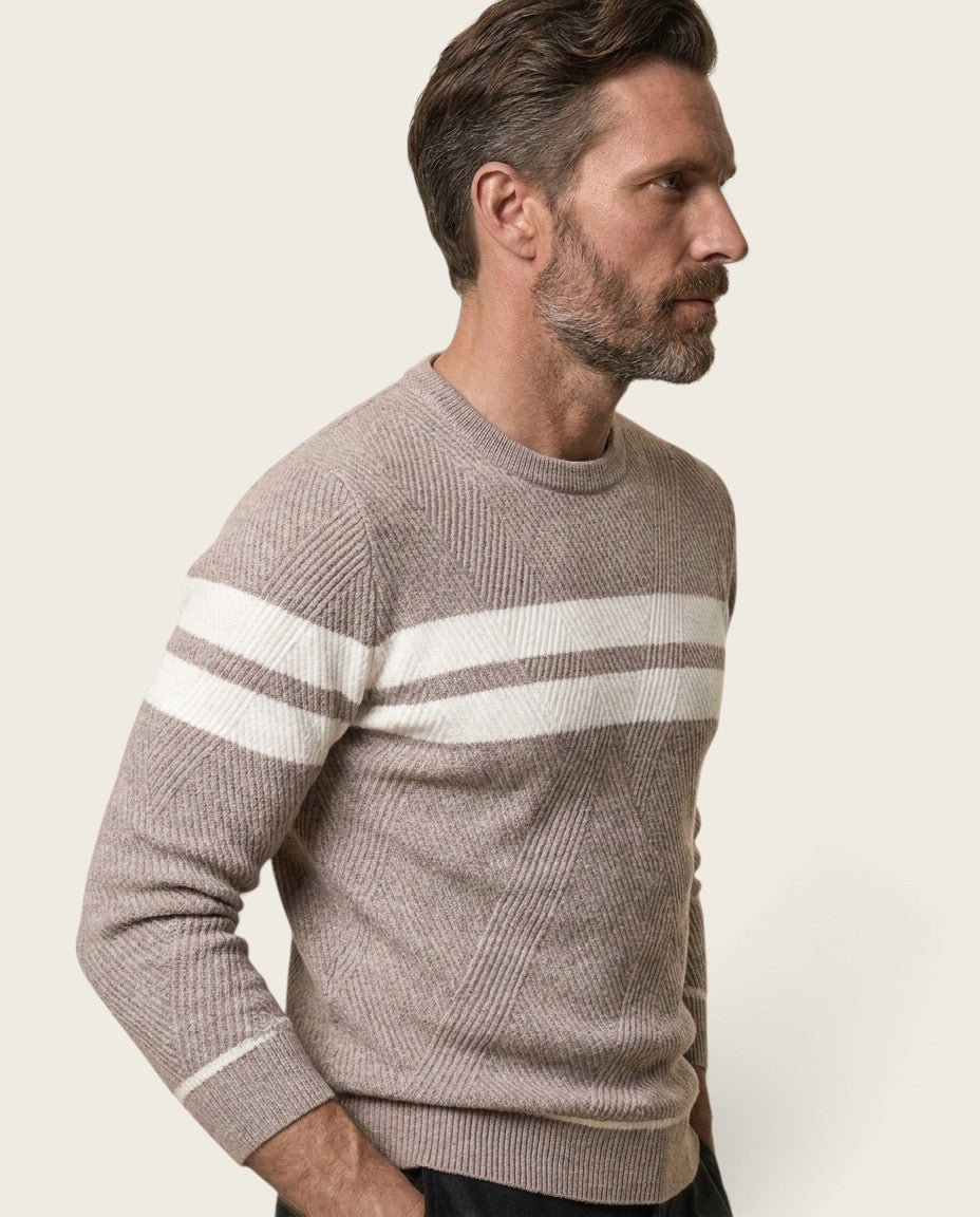The Kingsley Striped Crew Neck