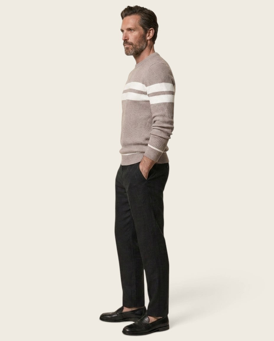 The Kingsley Striped Crew Neck