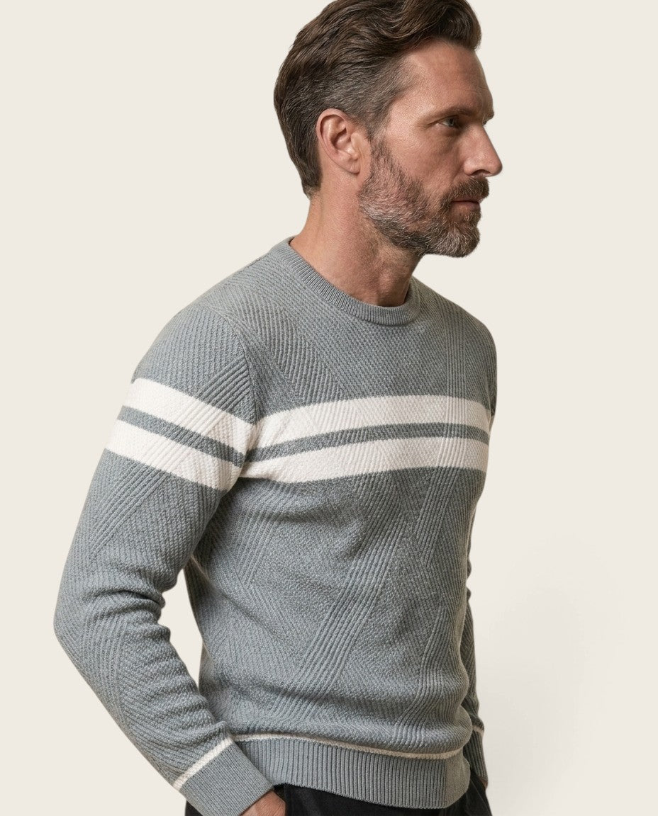 The Kingsley Striped Crew Neck