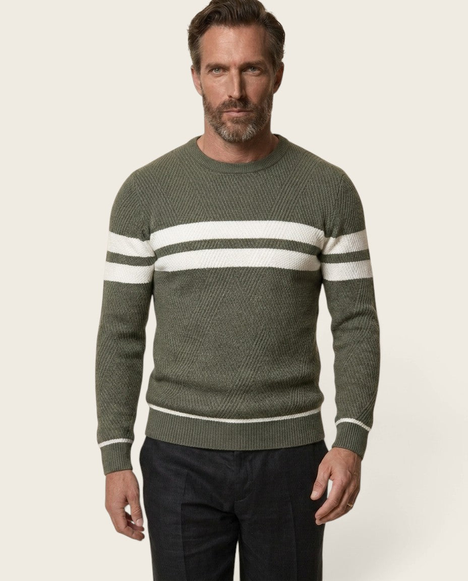 The Kingsley Striped Crew Neck