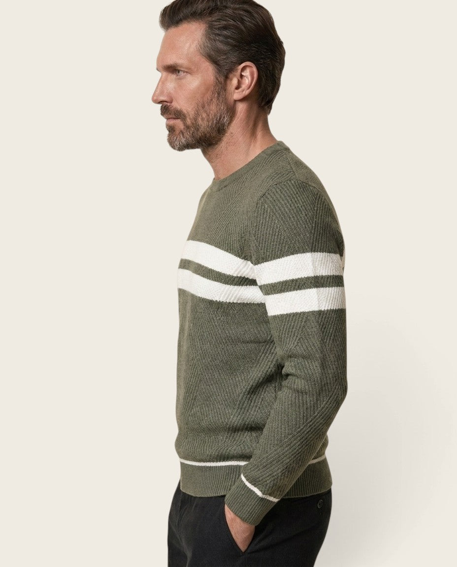 The Kingsley Striped Crew Neck