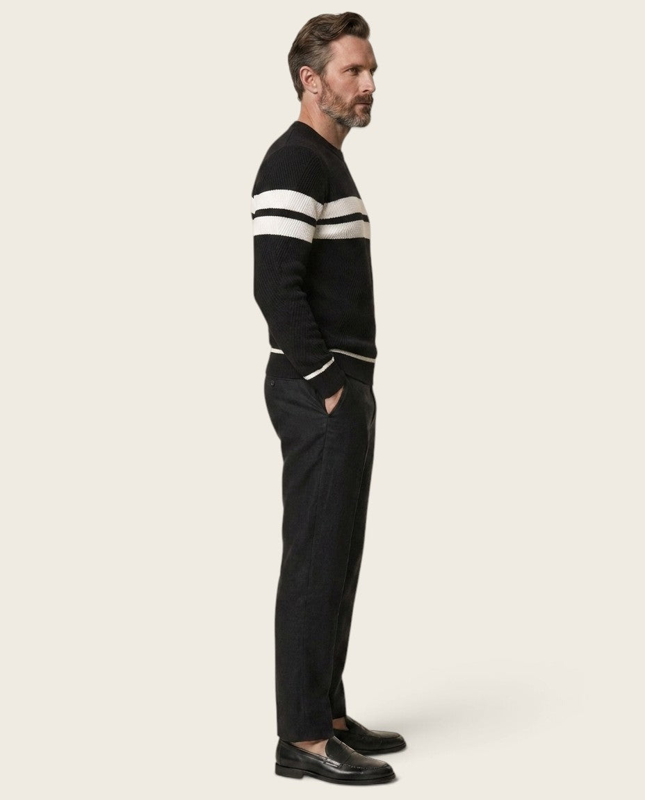 The Kingsley Striped Crew Neck