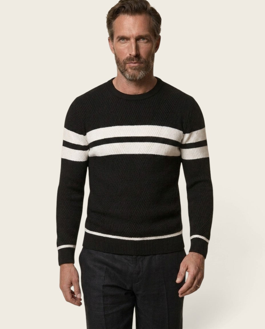 The Kingsley Striped Crew Neck