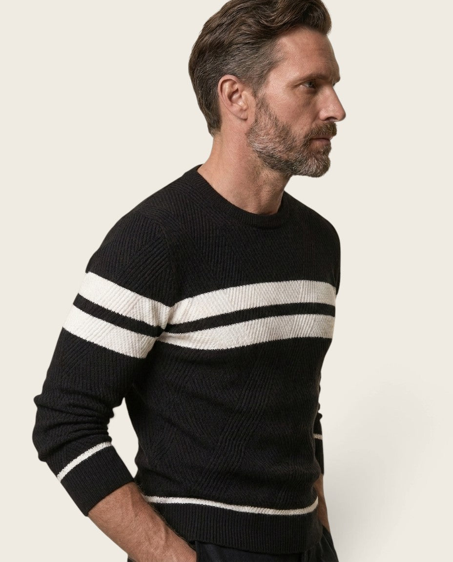 The Kingsley Striped Crew Neck