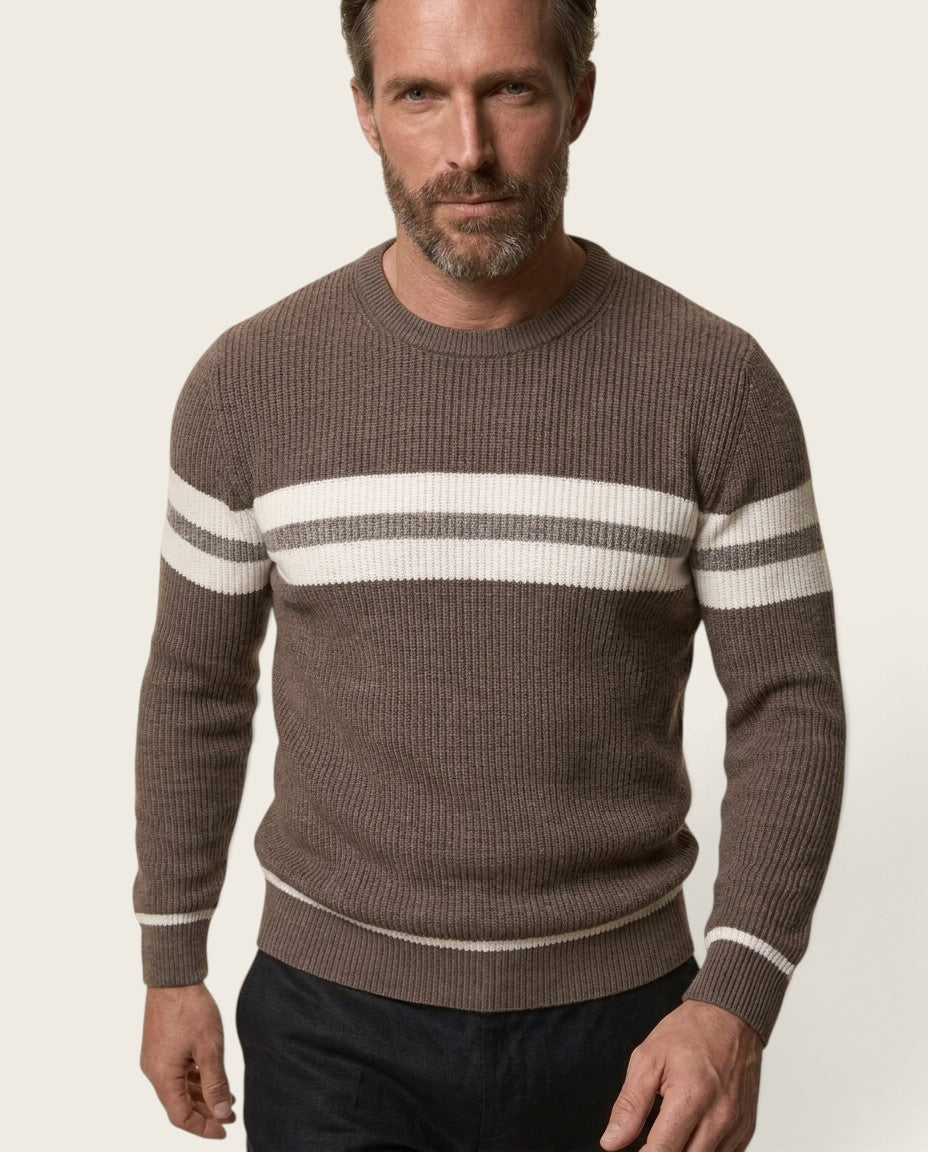 The Kingsley Striped Crew Neck