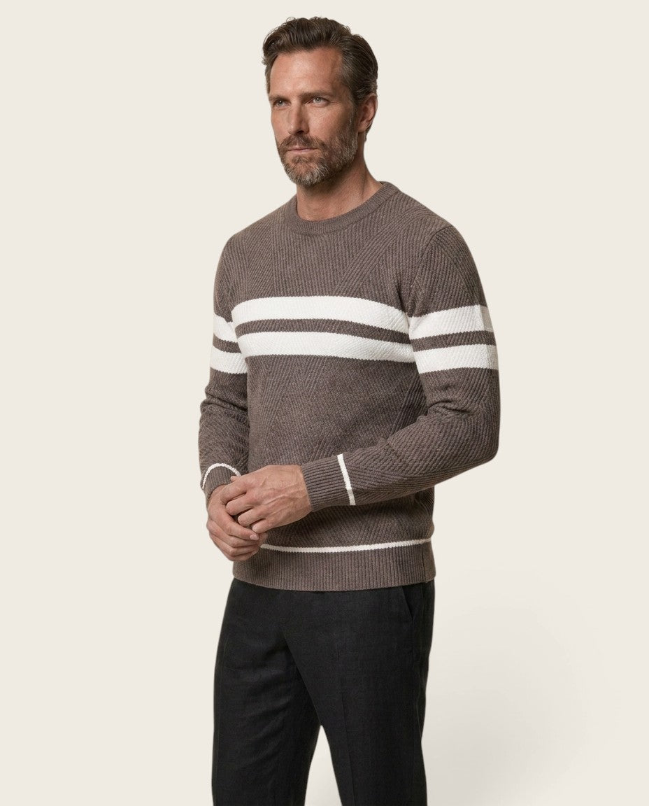 The Kingsley Striped Crew Neck