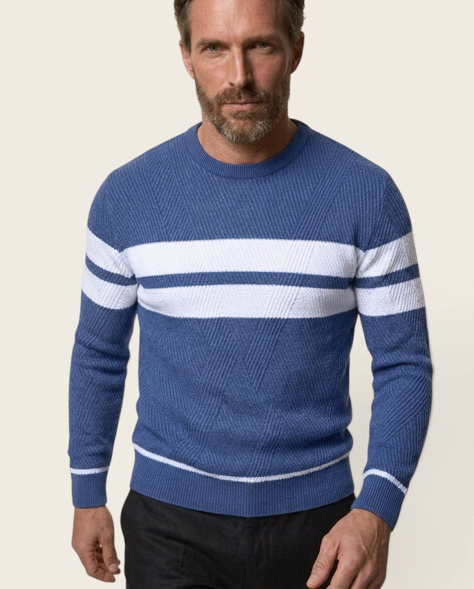 The Kingsley Striped Crew Neck