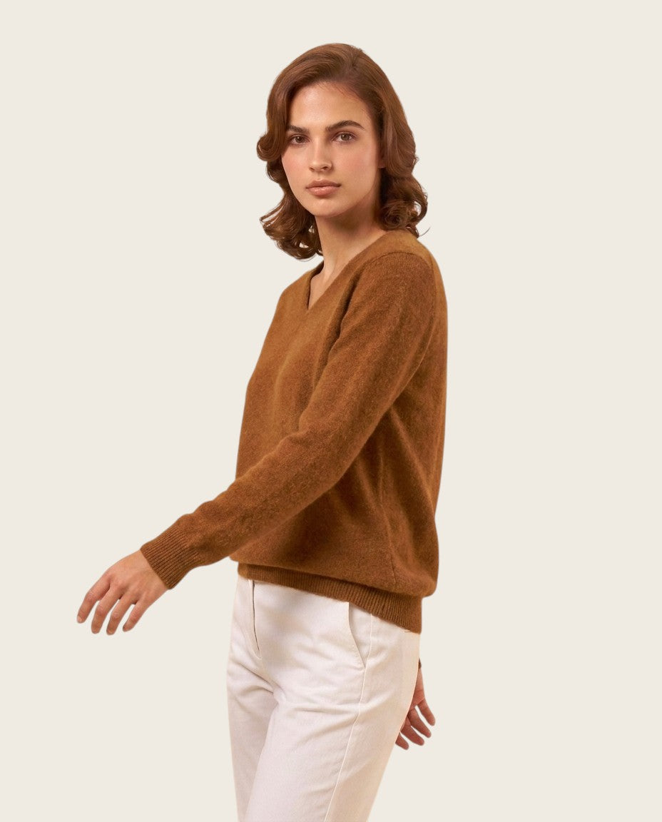 The Marchmain Wool Sweater - V-Neck